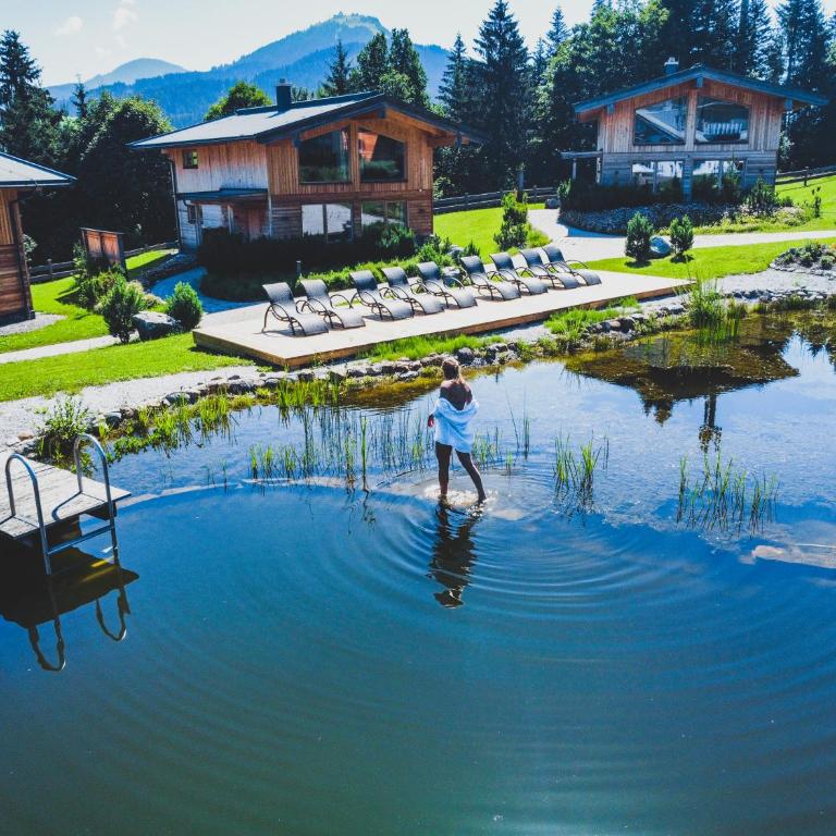Farmhotel & Chalets Grosslehen - Chalet mit 3 Schlafzimmern - 15