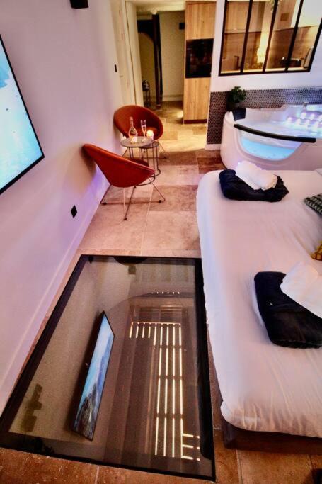 Le Spa Beauvoisine - Jacuzzi Sauna Rouen centre Free parking - Appartement 1 Chambre - 3