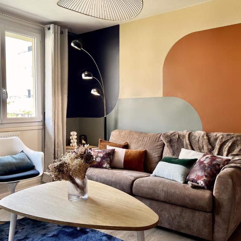 L'Arc-en-Ciel Scandinave - Séjour unique et design au cœur de Rouen - Appartement 2 Chambres - 5