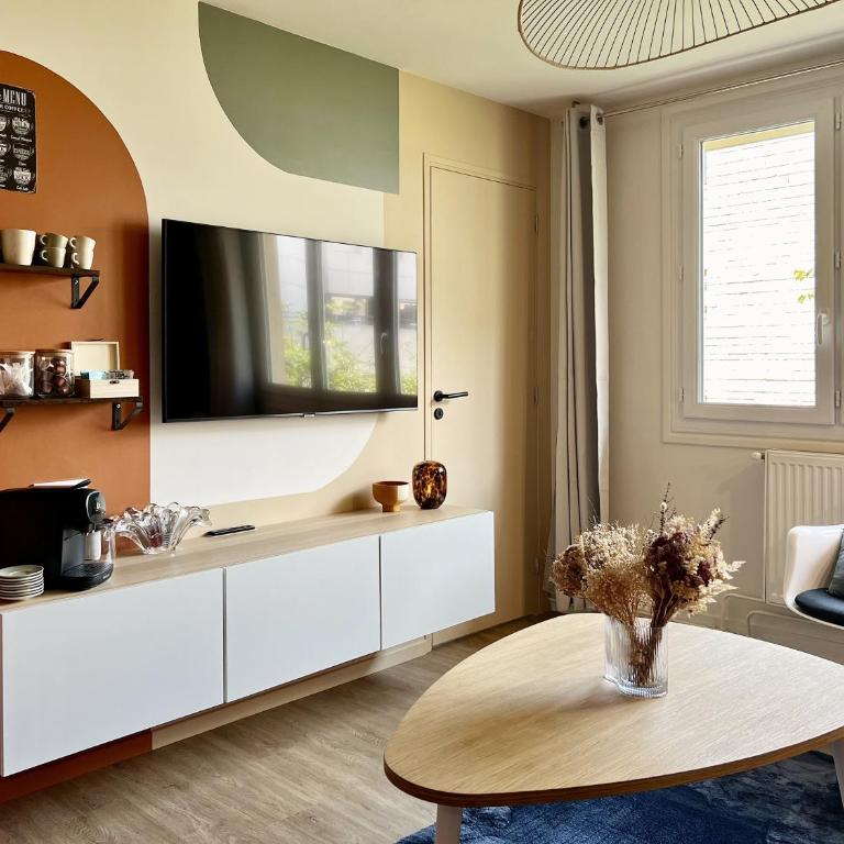 L'Arc-en-Ciel Scandinave - Séjour unique et design au cœur de Rouen - Appartement 2 Chambres - 1