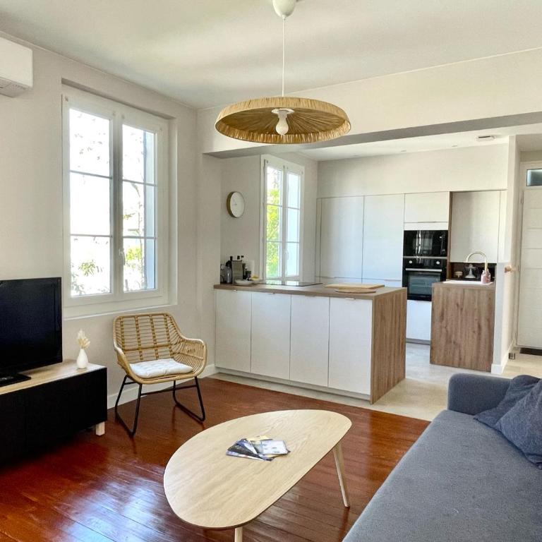 Maison front de mer 8 pers Soulac sur Mer - Villa mit 3 Schlafzimmern - 8