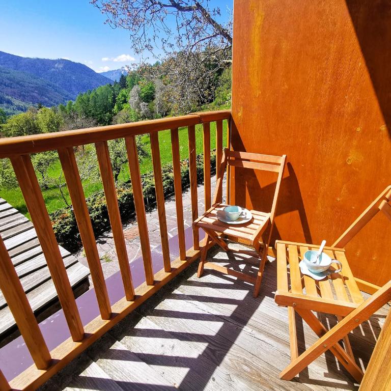 Chalet Dolomiti Trentino - Doppelzimmer mit Bergblick - 1