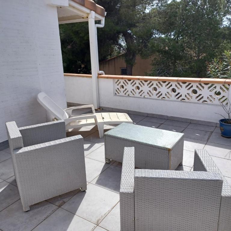 Côte Indigo - Villa 7 personnes, 3 chambres, 3 terrasses - à 150 de la mer - Villa 3 Chambres - 5