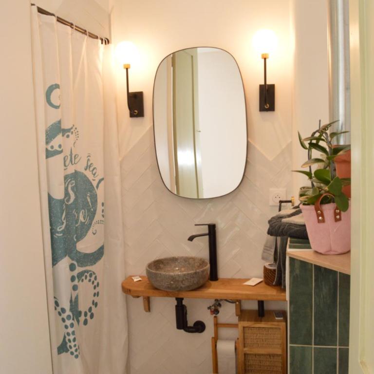Studio de charme au cœur de Lyon - Studio mit Queensize-Bett - 14