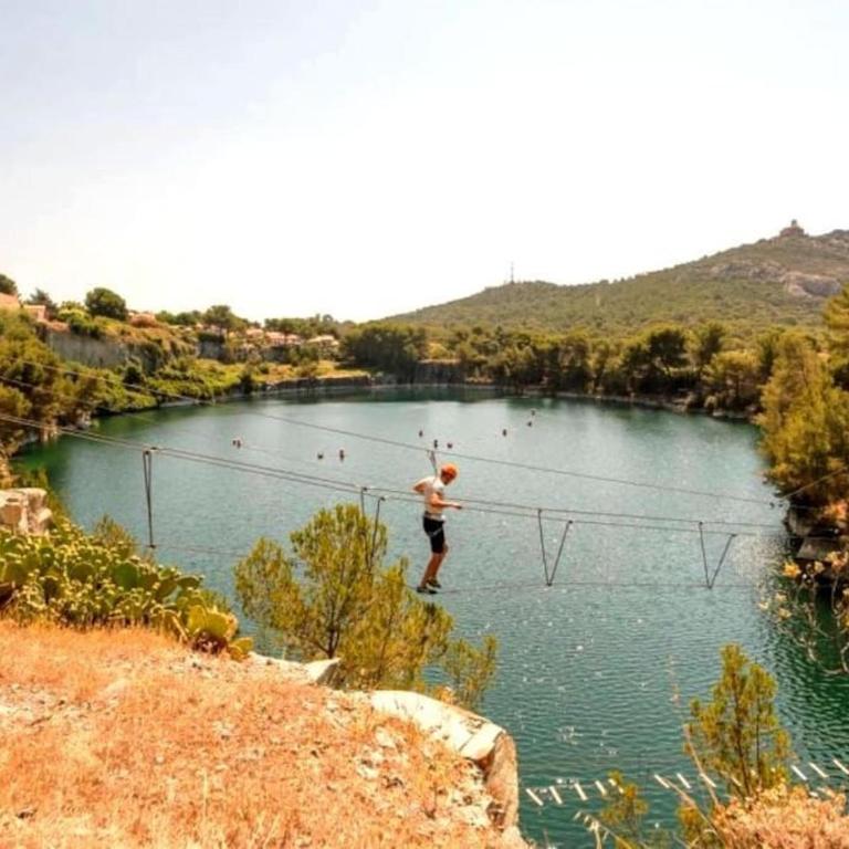 Dans un cadre d'exception, Vue mer panoramique à Agay Côte d'Azur, Village Vacances Cap Esterel, 2 chambres, avec jardin, golf, climatisation, Wifi, 5 piscines - Appartement - Vue sur Mer - 46