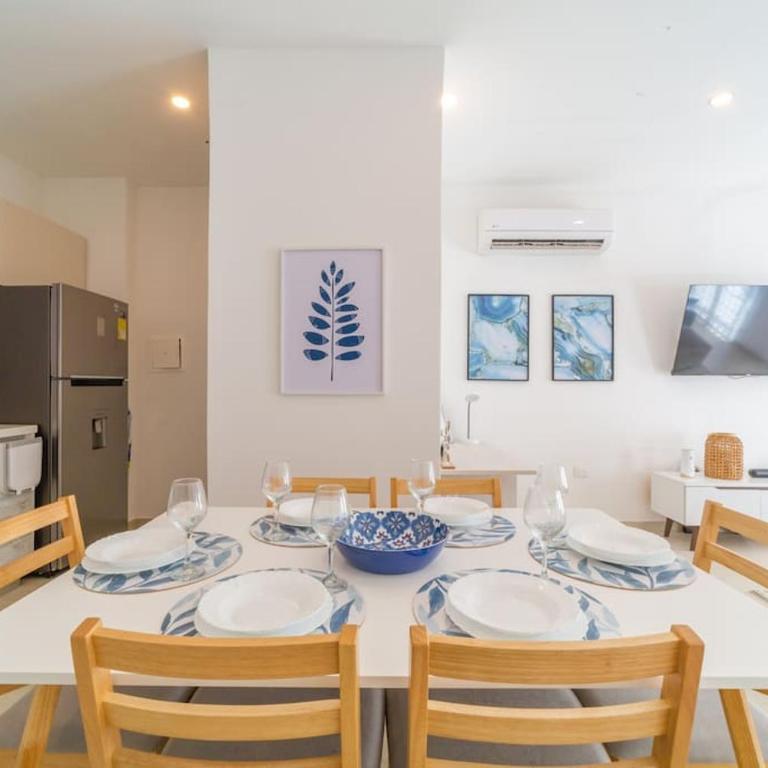 C1-12 - Acogedor apartamento dentro de las murallas de Cartagena con aire acondicionado y agua caliente - Two-Bedroom Apartment - 6