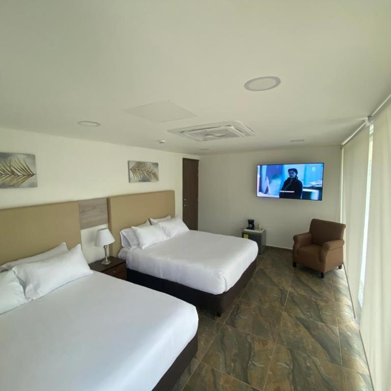 Hotel Explore Caño Dulce - Habitación Doble Deluxe con vistas al mar - 2 camas - 1