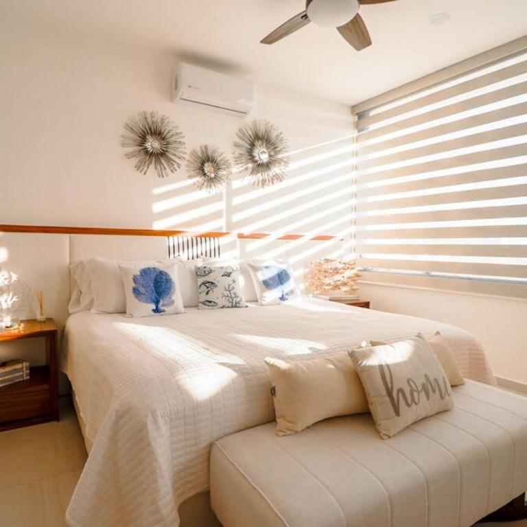 Brand new apt - pool in terrace - beach 1 minute! - Two-Bedroom Apartment - 1