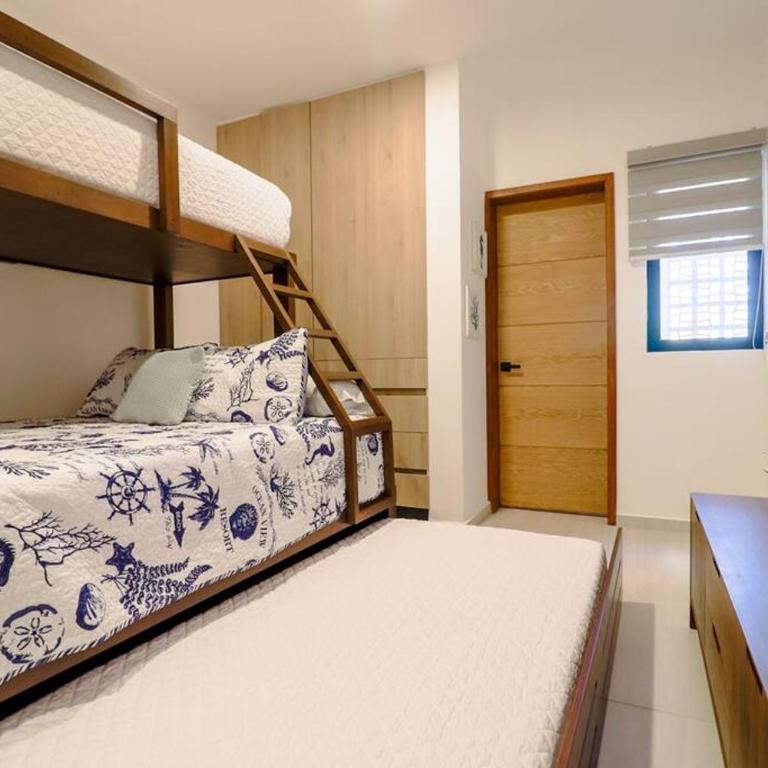 Brand new apt - pool in terrace - beach 1 minute! - Two-Bedroom Apartment - 5