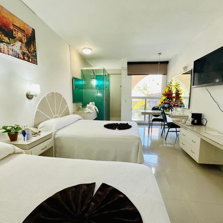 Hotel Plaza Caribe - Habitación Doble Deluxe - 7