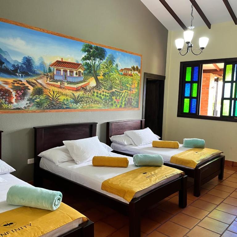 Hotel Campestre Los Mangos - Habitación Familiar Deluxe - 2
