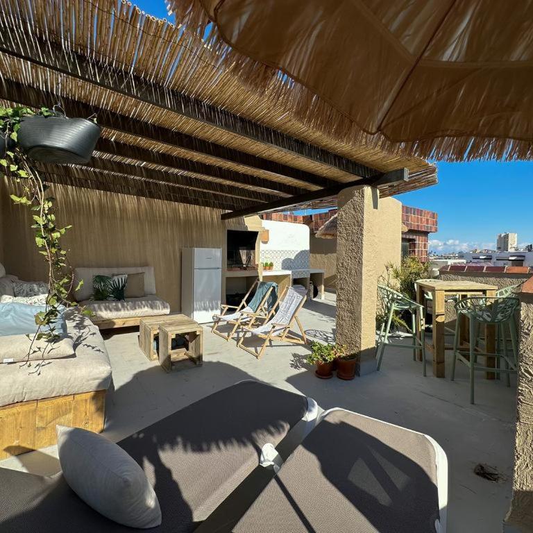 Appartement met privé dakterras 50 meter van zee in Javea! - Apartamento con terraza - 1