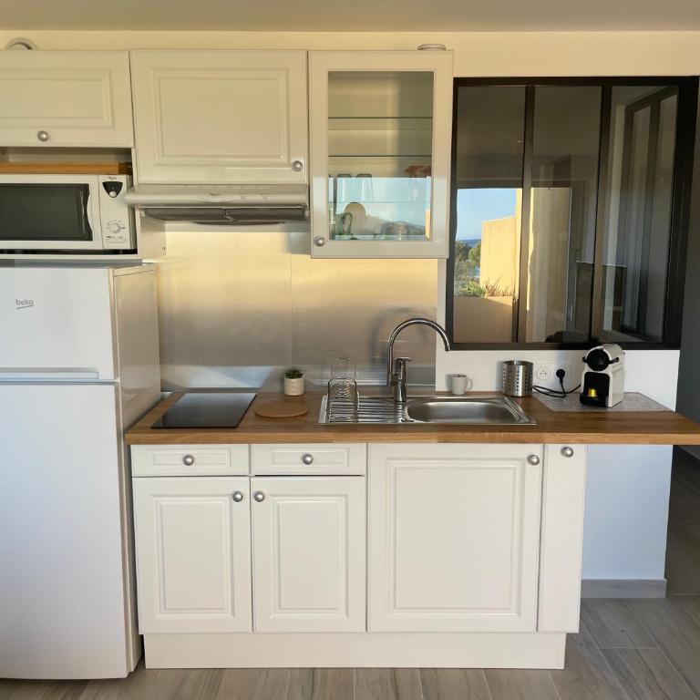 Appartement pieds dans l’eau Vue Mer Bormes Les Mimosas - One-Bedroom Apartment - 11