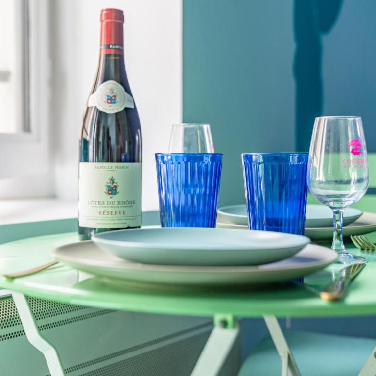 Le Rêve Bleu Majorelle - Duplex sur les toits - Une Nuit à Nîmes - Apartamento de 1 dormitorio - 20