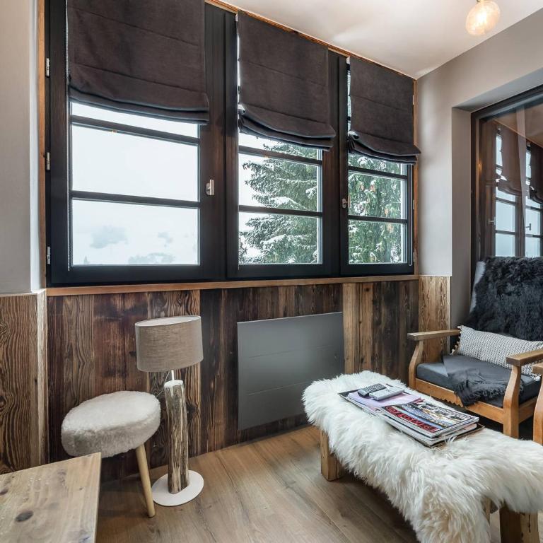 Appartement rénové 5 chambres avec balcon, cheminée et Wifi à 400m du centre de Megève - FR-1-453-170 - Appartement (10 Adultes) - 11