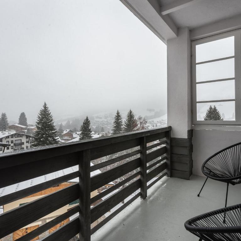 Appartement rénové 5 chambres avec balcon, cheminée et Wifi à 400m du centre de Megève - FR-1-453-170 - Appartement (10 Adultes) - 13