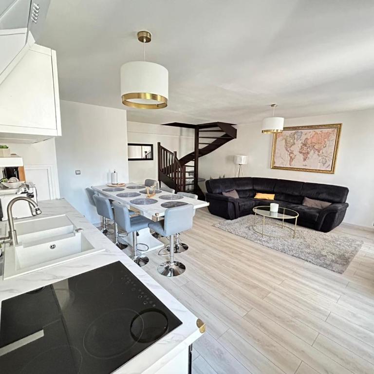 SPACIEUX DUPLEX PRES DES QUAIS DE SEINE LINGE MAISON FOURNI PARKING GRATUIT 4 CHAMBRES bienvenue à vous - Appartement - 1