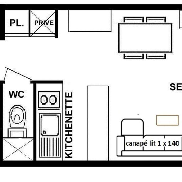 Appartement cosy 2 pièces, centre station, balcon sud-ouest - FR-1-594-139 - Apartment (4 Erwachsene) - 7