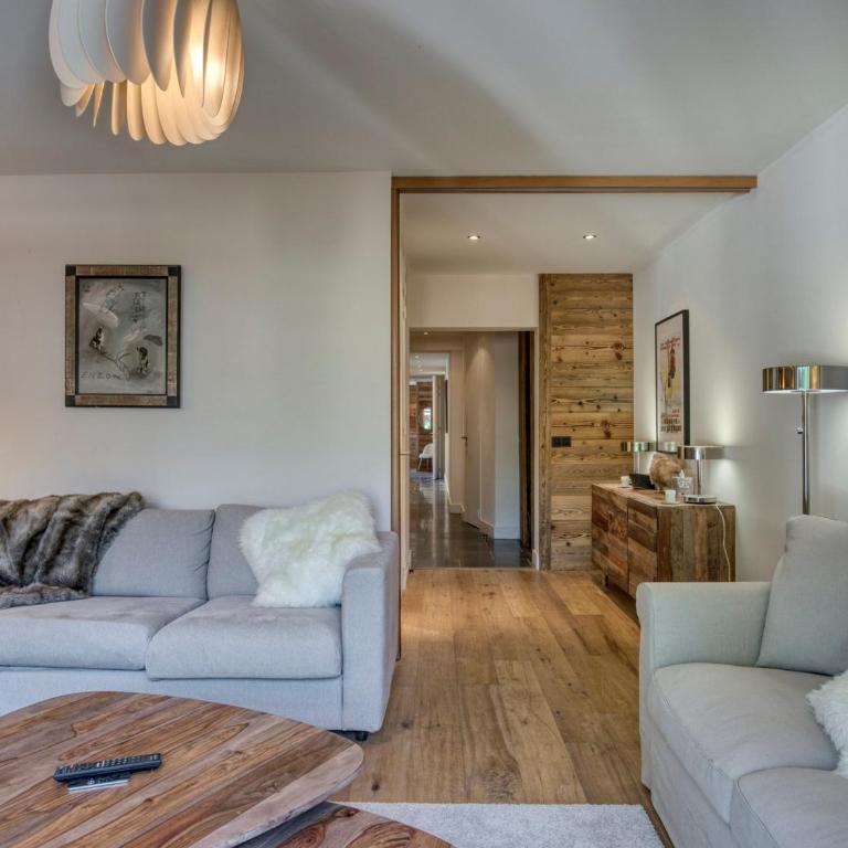 Appartement Rénové 2 Chambres + 1 Cabine, Balcon, Cheminée - Centre de Megève - FR-1-453-235 - Appartement (8 Adultes) - 9