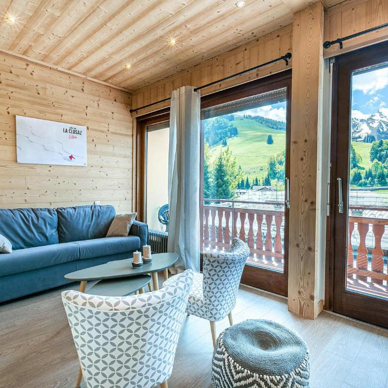 Grand Studio cabine, balcon, parking, centre La Clusaz - FR-1-437-85 - Appartamento (4 Adulti) - 10