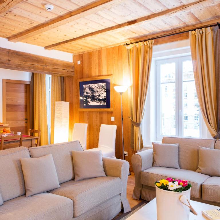 Maloja Palace Residence Engadin-St Moritz CO2-Neutral - Apartment mit 3 Schlafzimmern - Nebengebäude - 6