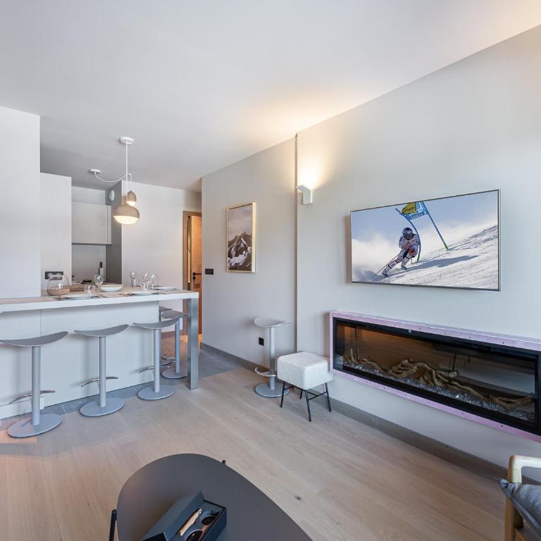 Appartement avec Espace Bien-Être à Megève, Piscine, Salle de Sport et Parking Électrique - FR-1-569-34 - Appartement (4 Adultes) - 7
