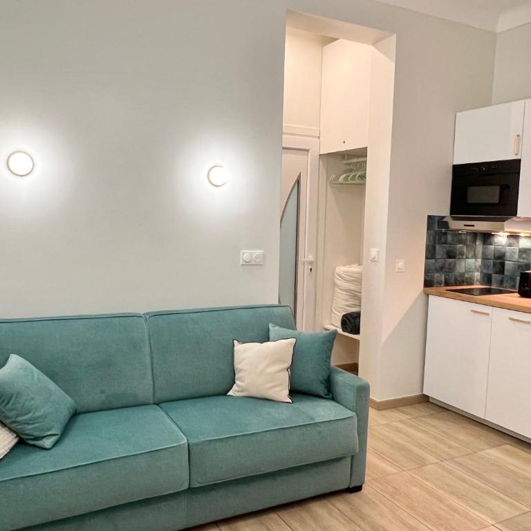 Appartements neuf - Frontière de Monaco - clim - WIFI - Studio avec mezzanine - 13
