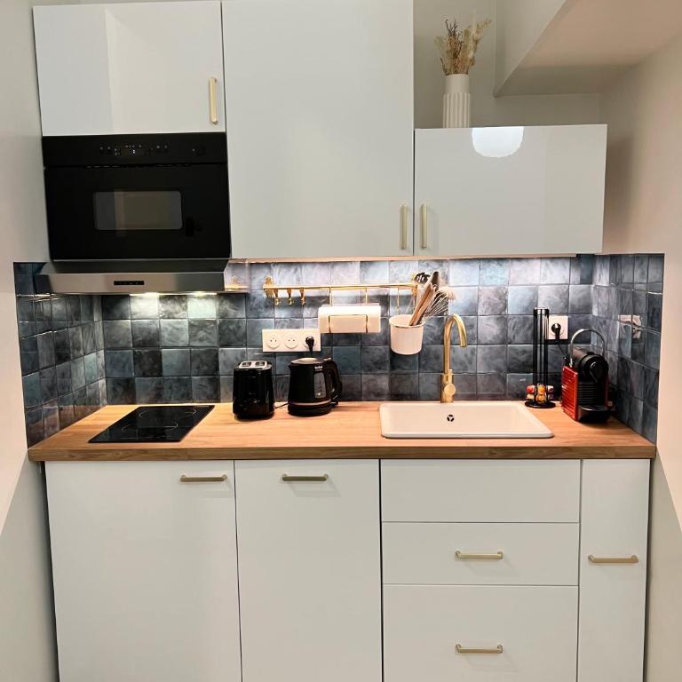 Appartements neuf - Frontière de Monaco - clim - WIFI - Studio avec mezzanine - 6