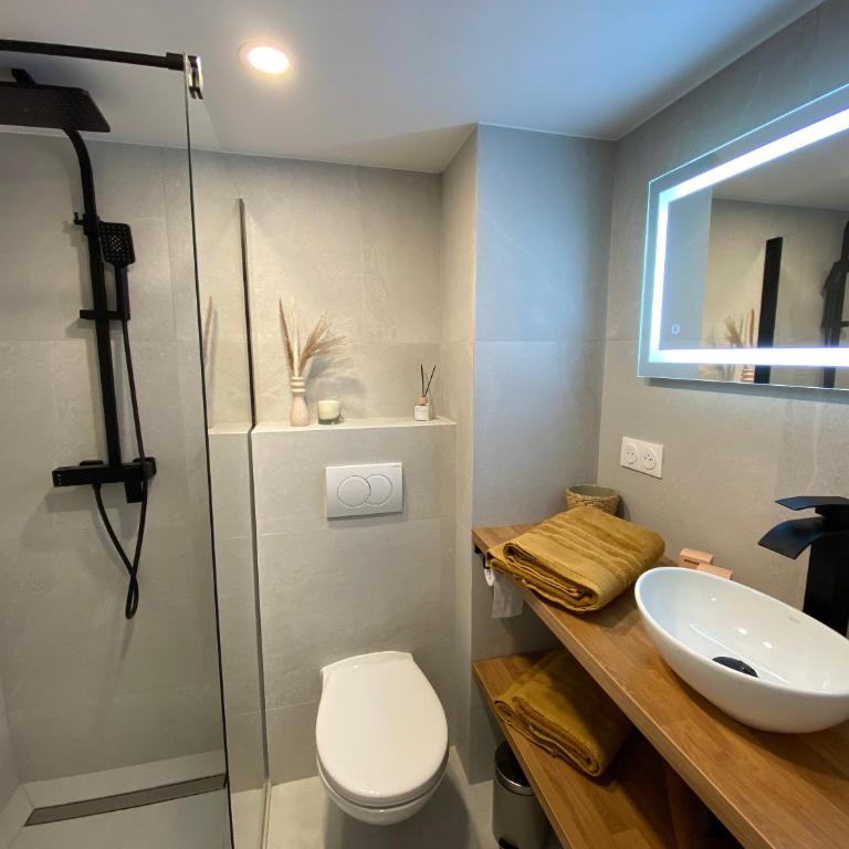Appartements neuf - Frontière de Monaco - clim - WIFI - Studio avec mezzanine - 9