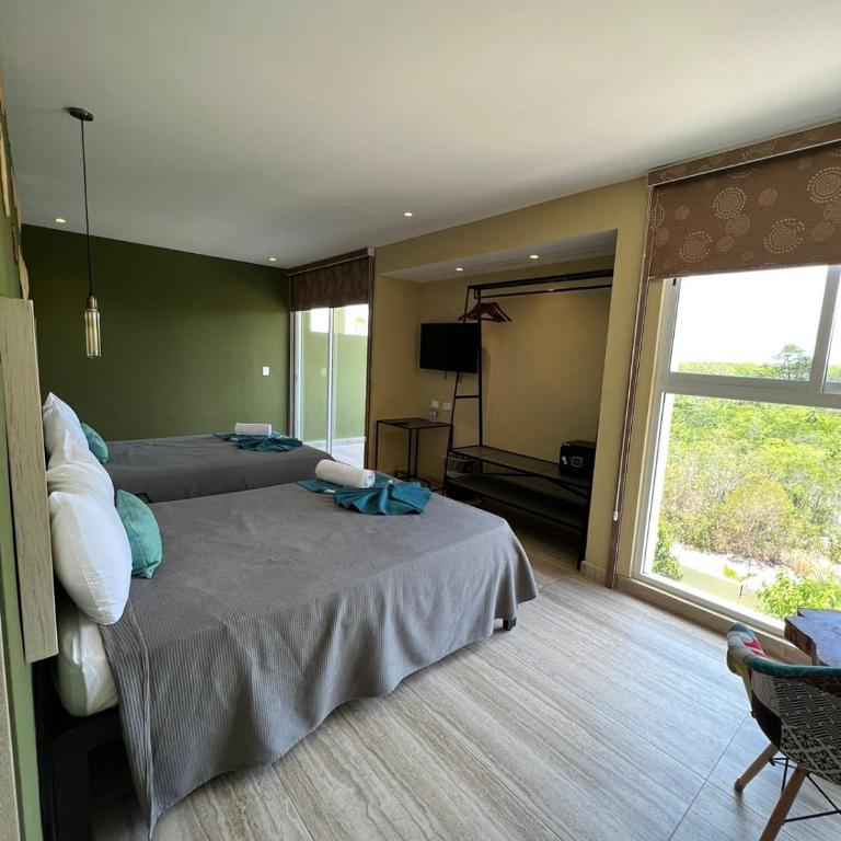 LOL-HA Cancún Hotel Boutique - Twin Room with Garden View - 3