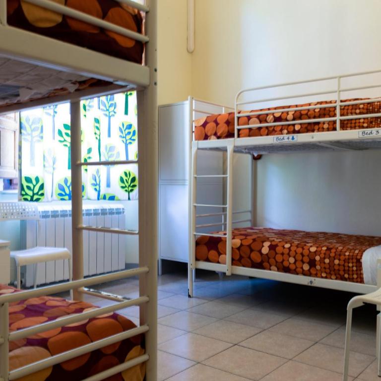 Hostel Pisa Tower - Posto Letto in Dormitorio Misto con 4 Letti - 4