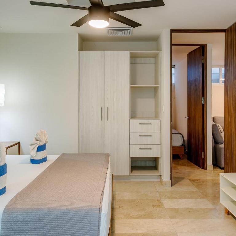 Aptartment with Patio, Rooftop & Pool Close to the Beach - Danzamar 2 - Two-Bedroom Apartment - 14
