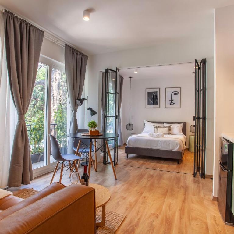 Bright & sweet unit in the heart of Polanco. - Habitación Doble Deluxe con balcón - 5