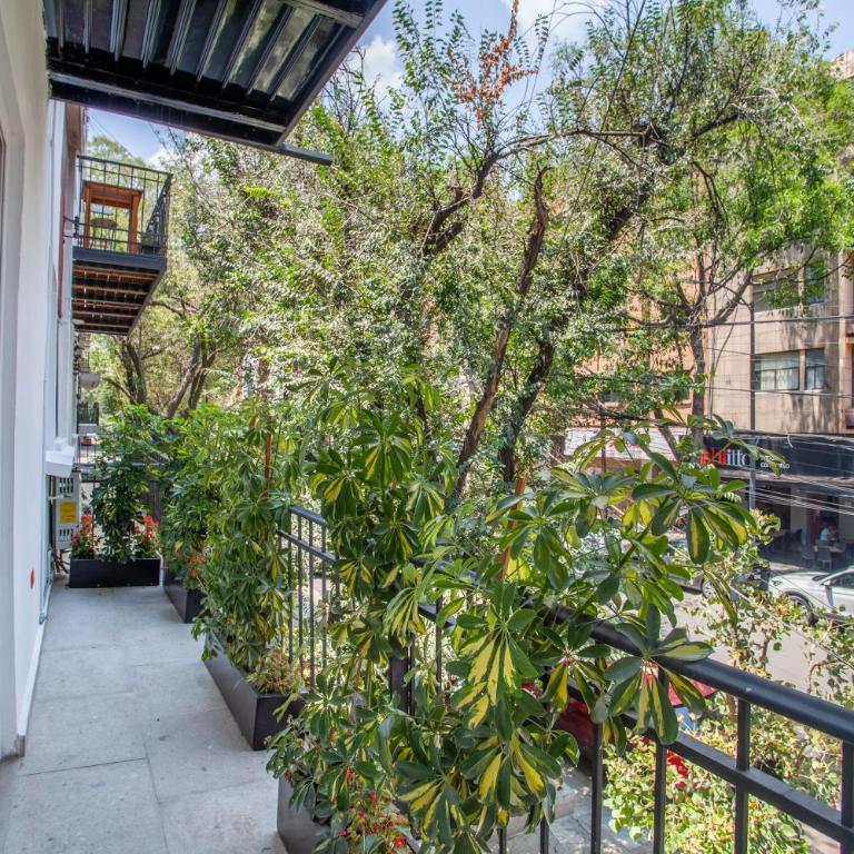 Bright & sweet unit in the heart of Polanco. - Habitación Doble Deluxe con balcón - 16