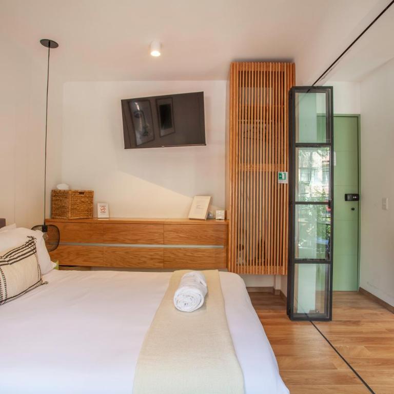Bright & sweet unit in the heart of Polanco. - Habitación Doble Deluxe con balcón - 23