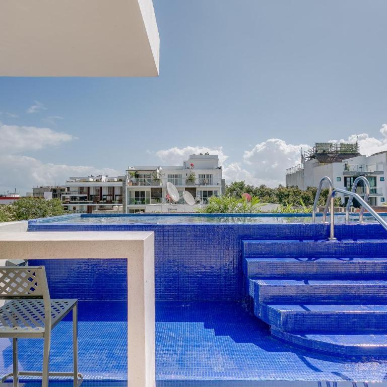 Peaceful Rooftop with Pool Close to the 5th Avenue - Danzamar 8 - Two-Bedroom Apartment - 16