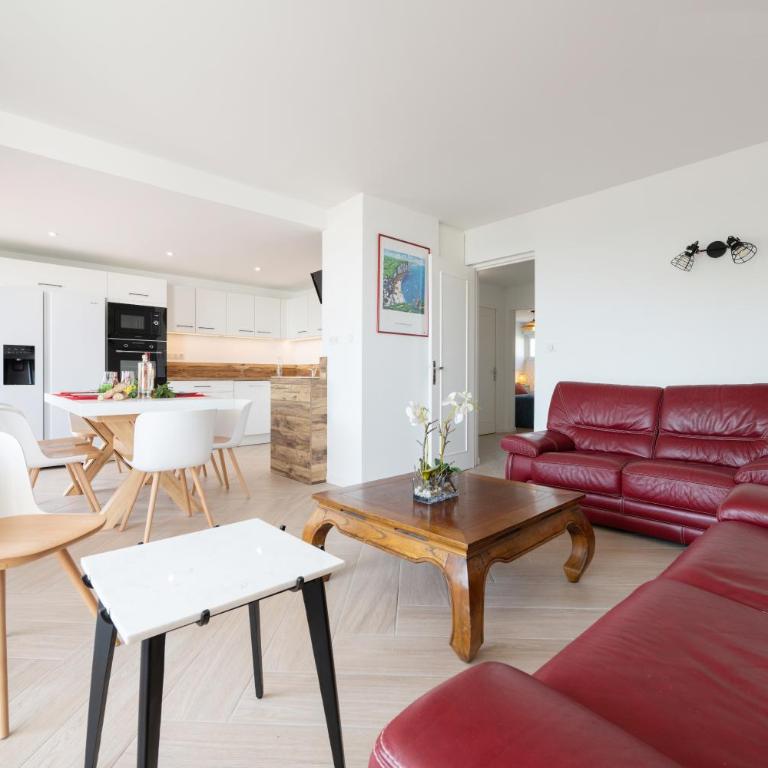 Superbe T3 de 70m2 face à la mer - Appartement 2 Chambres - 2
