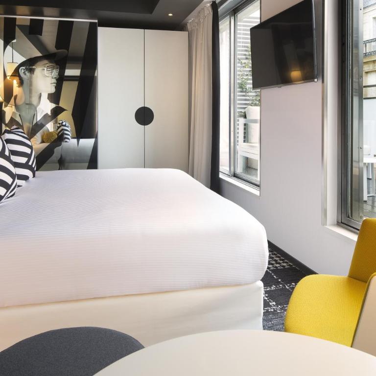 Hotel Ekta Champs Elysées - Chambre Double ou Lits Jumeaux Supérieure avec Terrasse - 3