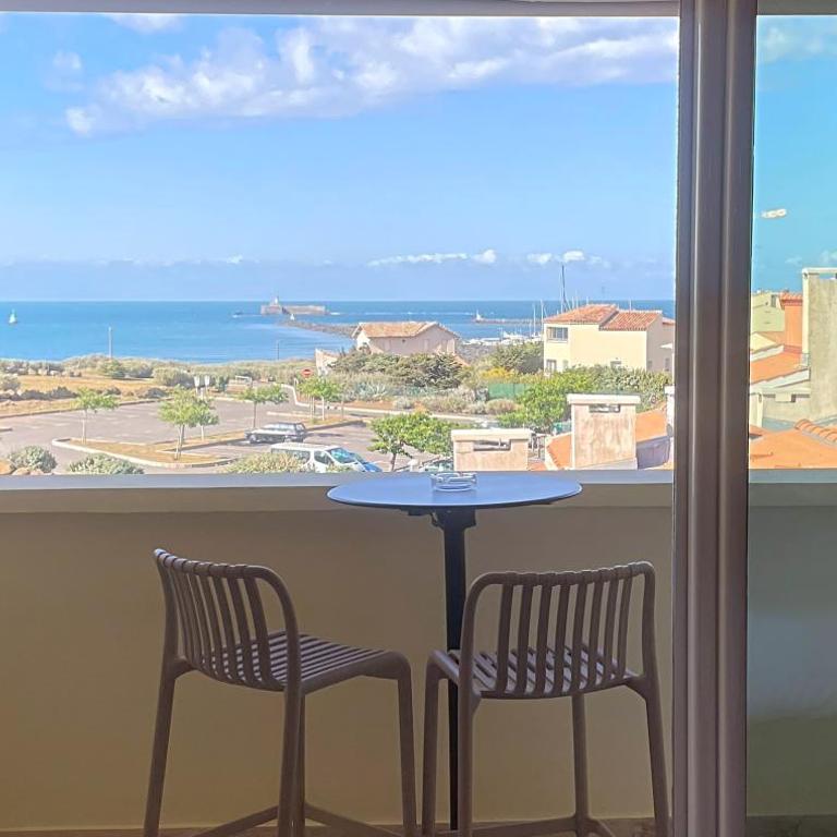 Hôtel La Grande Conque - Chambre Double Deluxe avec Terrasse - Vue Latérale sur Mer - 4
