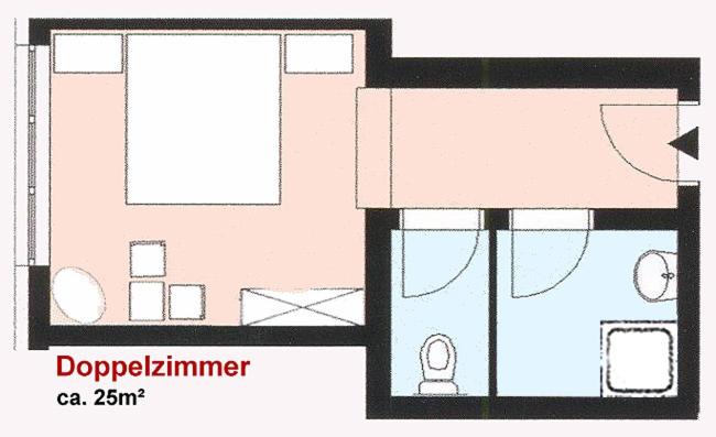 Pension Wendlhof - Doppelzimmer mit Bergblick - 4