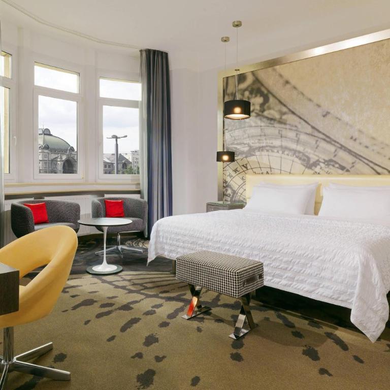 Le Méridien Grand Hotel Nürnberg - Habitación Deluxe Magna, 1 cama extragrande, vistas a la ciudad - 4