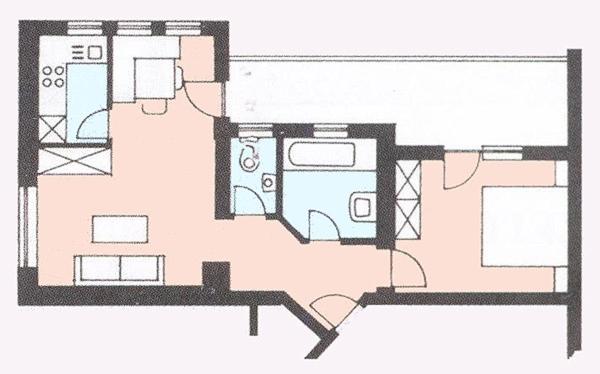 Pension Wendlhof - Apartment mit 1 Schlafzimmer - 3