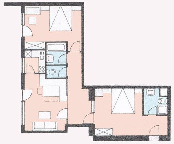 Pension Wendlhof - Apartment mit 2 Schlafzimmern - 7