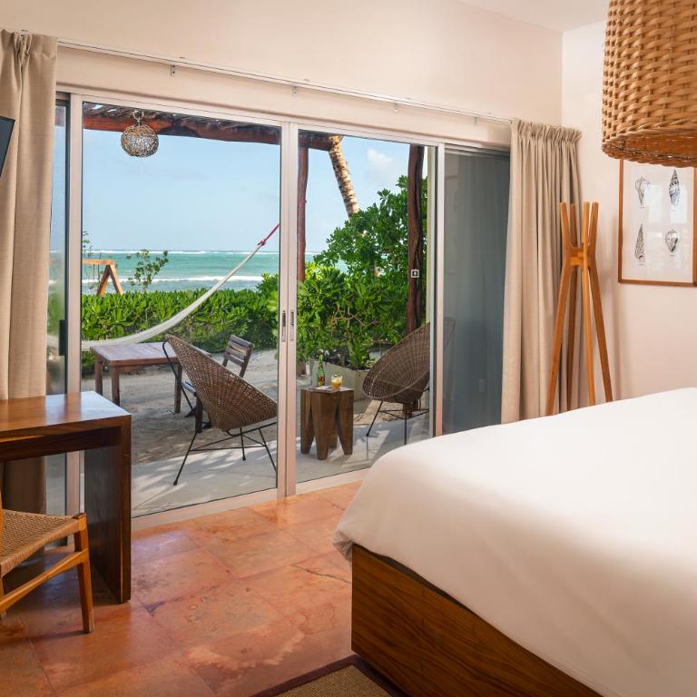 Mereva Tulum - Chambre Lit King-Size - Vue sur Mer - 10