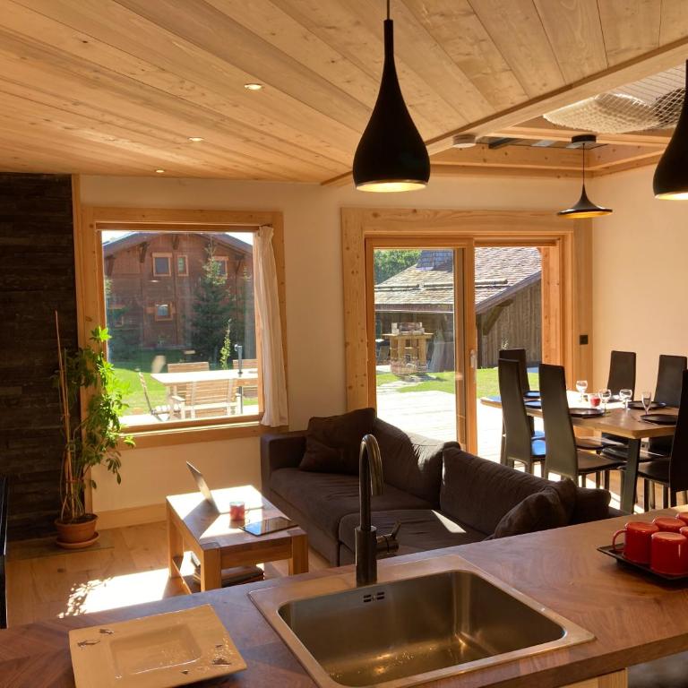 Superbe Chalet Mitoyen à Megève 7 pers Près des Pistes - Chalet 3 Chambres - 20
