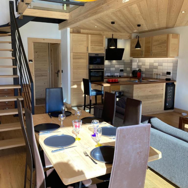 Superbe Chalet Mitoyen à Megève 7 pers Près des Pistes - Chalet 3 Chambres - 22