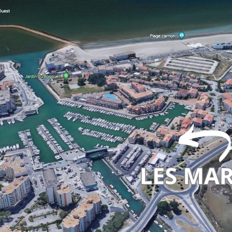 Les Marines Port 2 Min Plage Camargue- TOP PROS SERVICES Conciergerie La Grande Motte - Apartment with Terrace - 6