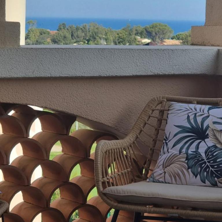 Agay Cap Esterel Village Allée Fleurs - F2 Clim vue golf et mer - Grande terrasse plein sud - Appartement 1 Chambre - 12