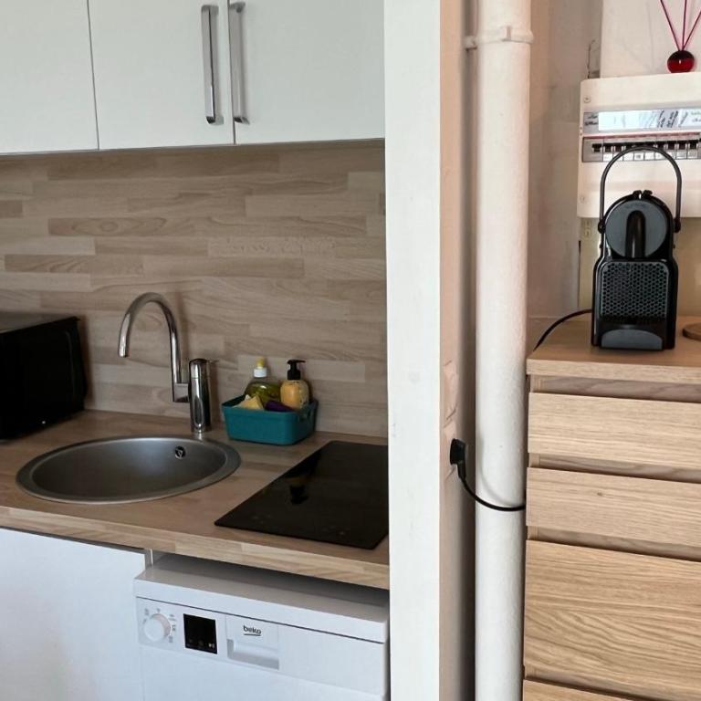 Appartement 2 pièces en rez-de-chaussée dans résidence avec accès direct à la plage - Apartment mit 1 Schlafzimmer - 4