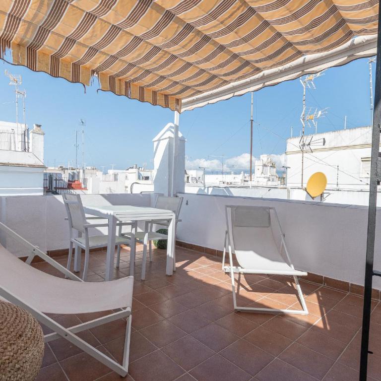 Terraza Estampa de Cádiz - Apartamento de 1 dormitorio - 17
